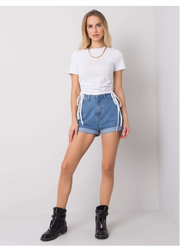Biele crop top tričko