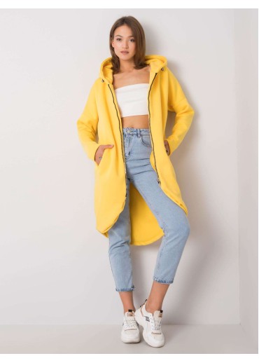Žltá predĺžená mikina