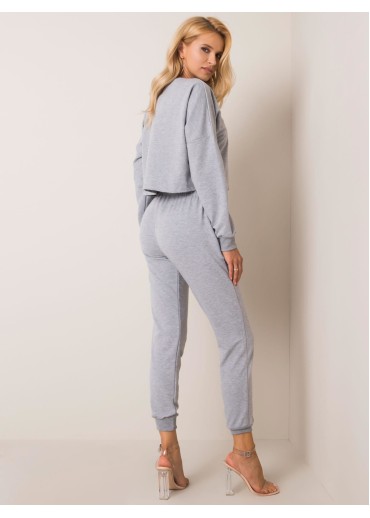 Sivá tepláková súprava