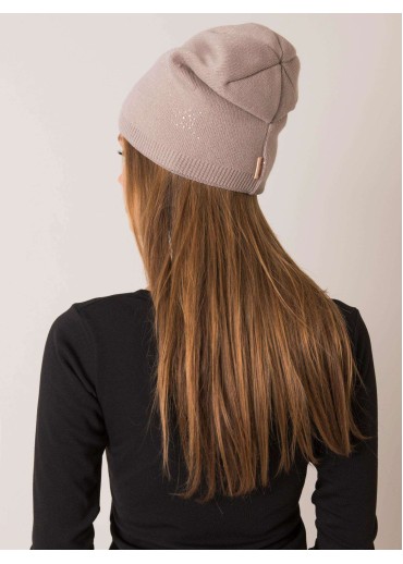 Béžovo hnedá čiapka