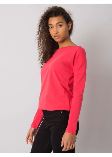Koralovo ružové tričko s dlhým rukávom