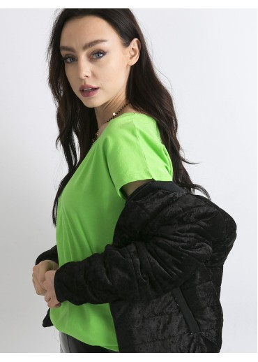 Zelené basic tričko