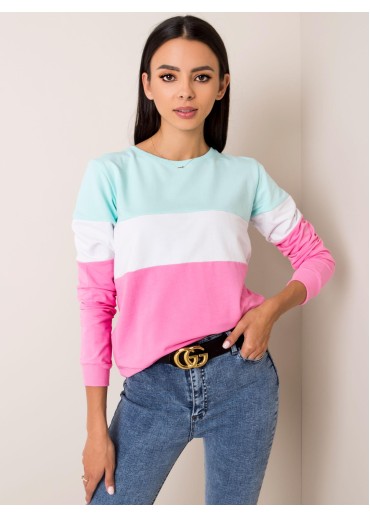 Svetlozelená basic mikina