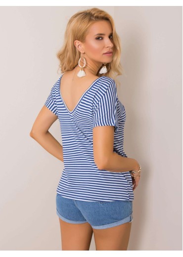 Svetlomodré pruhované tričko