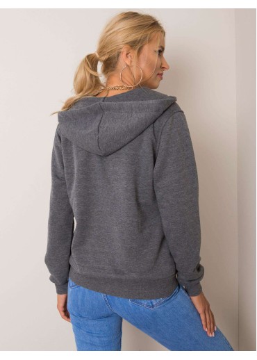 Tmavosivá basic mikina