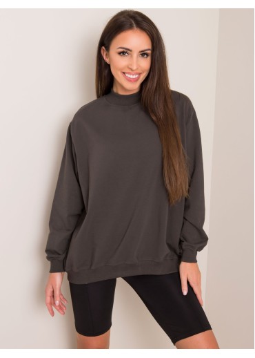 Grafitovo sivá oversize mikina