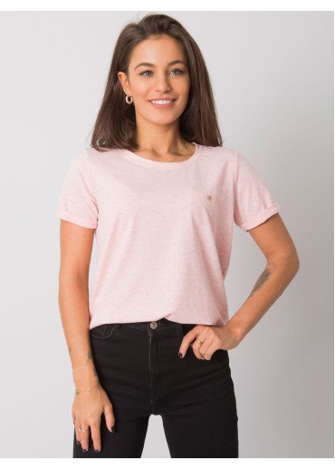Ružové basic tričko