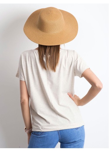 Béžovo hnedé tričko