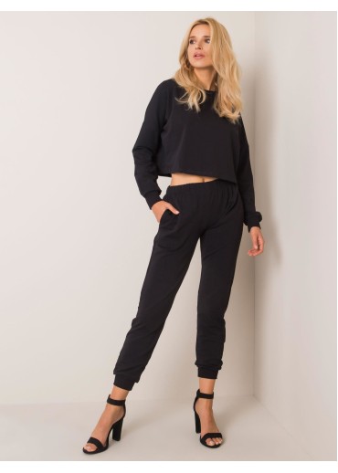 Čierna tepláková súprava