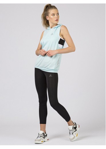 Tmavopúdrovo ružové tričko s kapucňou