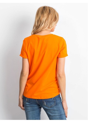Oranžové basic tričko