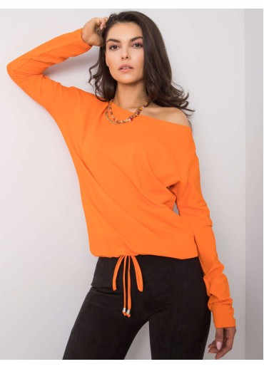 Oranžové tričko s dlhým rukávom
