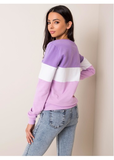 Fialová basic mikina