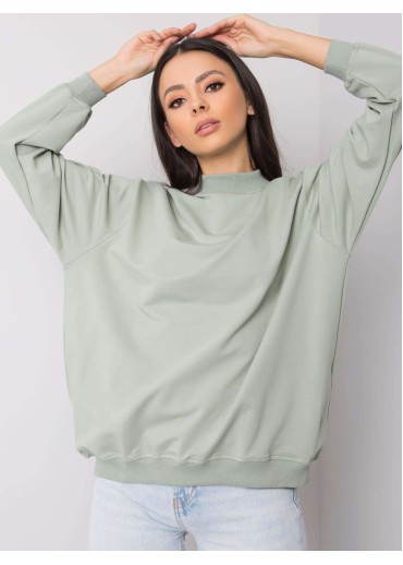 Zelená oversize mikina