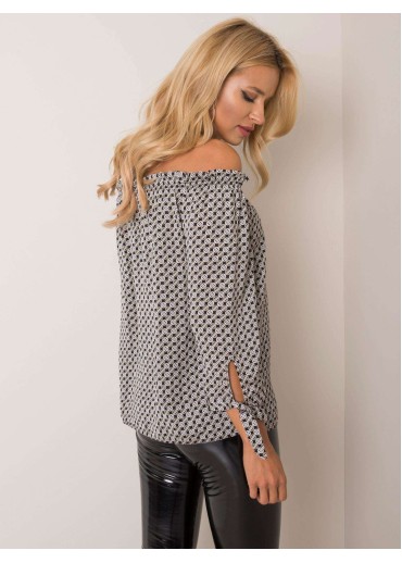 Čierna carmen blúzka