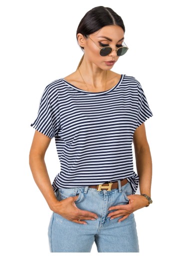 Svetlomodré pruhované tričko