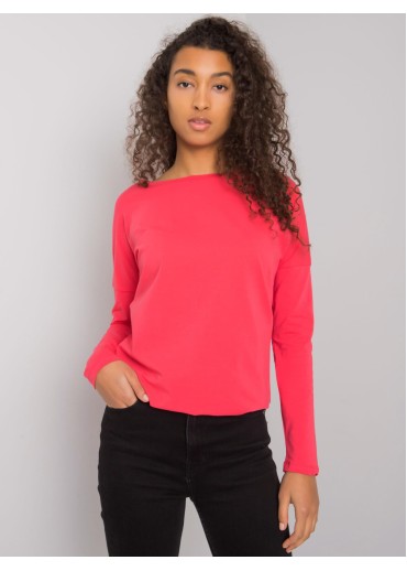 Koralovo ružové tričko s dlhým rukávom
