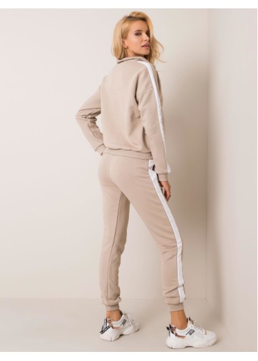 Béžovo hnedá tepláková súprava