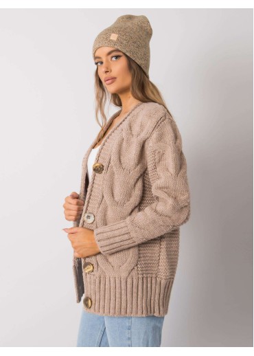 Béžovo hnedá čiapka