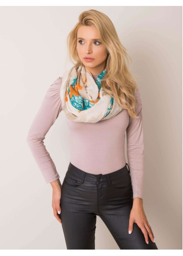 Béžovo hnedá šatka