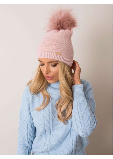 Púdrovo ružová čiapka