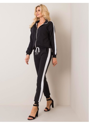 Čierna tepláková súprava