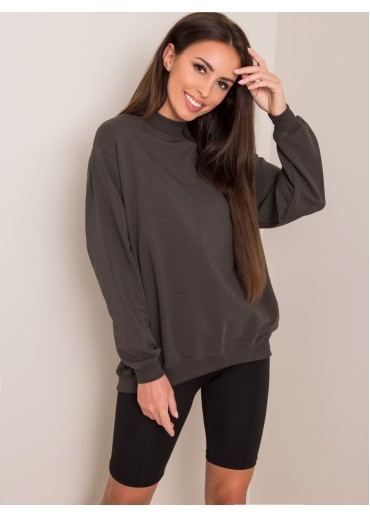 Grafitovo sivá oversize mikina