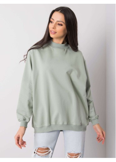 Zelená oversize mikina