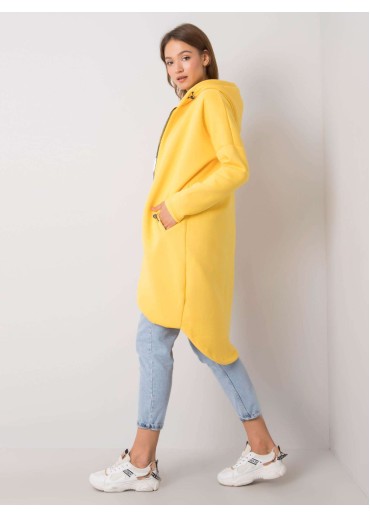 Žltá predĺžená mikina