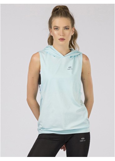 Tmavopúdrovo ružové tričko s kapucňou