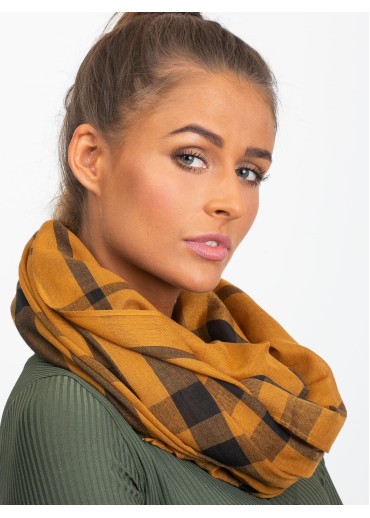 Karamelovo hnedá šatka