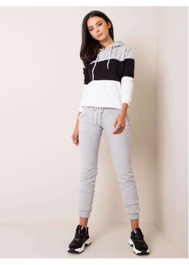 Tmavosivá tepláková súprava