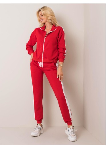 Červená tepláková súprava