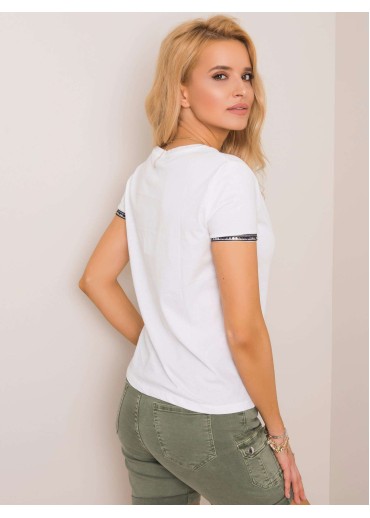 Biele bavlnené tričko