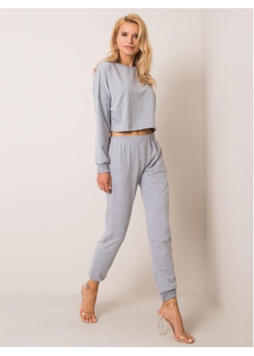 Sivá tepláková súprava