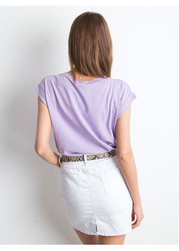 Fialové basic tričko