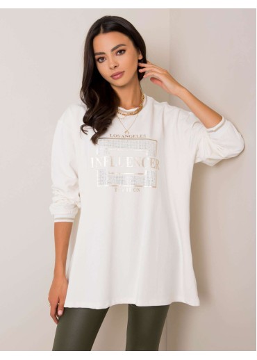 Smotanovo biela mikina