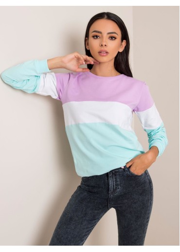 Fialová basic mikina