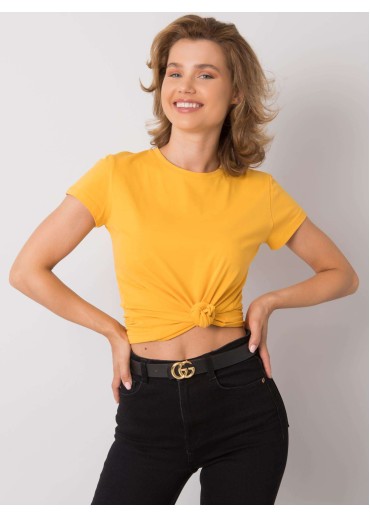 Žlté basic tričko