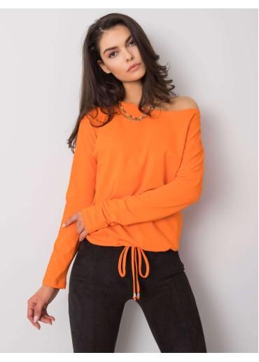 Oranžové tričko s dlhým rukávom