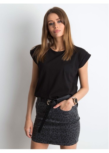 Čierne basic tričko