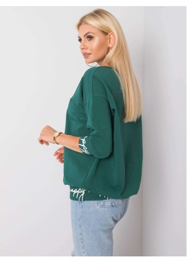 Tmavozelená mikina