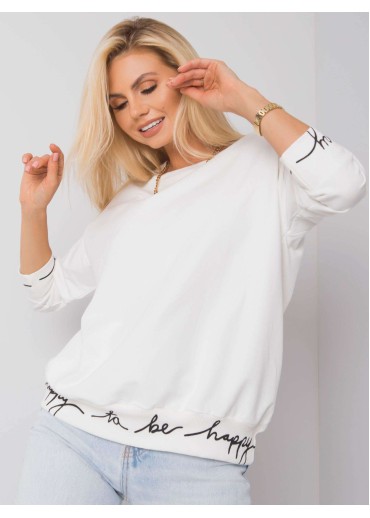 Smotanovo biela mikina