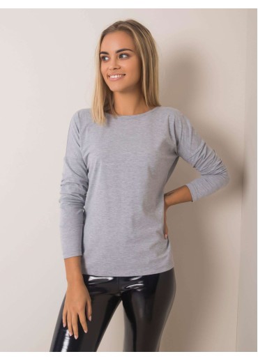 Sivé tričko s dlhým rukávom