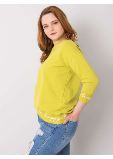 Olivovo zelená mikina