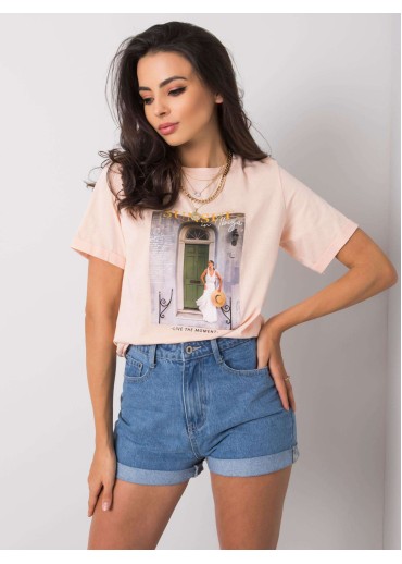 Biele bavlnené tričko