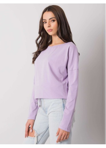 Fialové tričko so šnúrkou