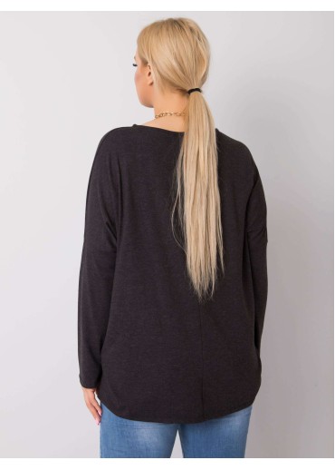 Grafitovo sivé tričko