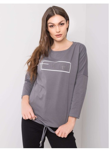 Khaki zelené tričko s potlačou