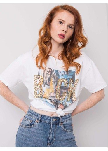 Biele tričko s potlačou